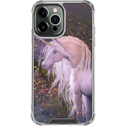Laurie Prindle Autumn Glow Unicorn iPhone 13 Pro Max Clear Case